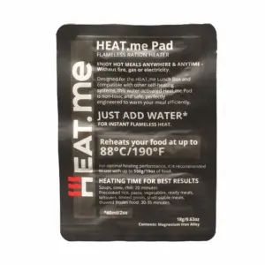 HEAT.me Heating Pads – Universal Flameless Heating Packs for Outdoor, Camping & Meals on the Go