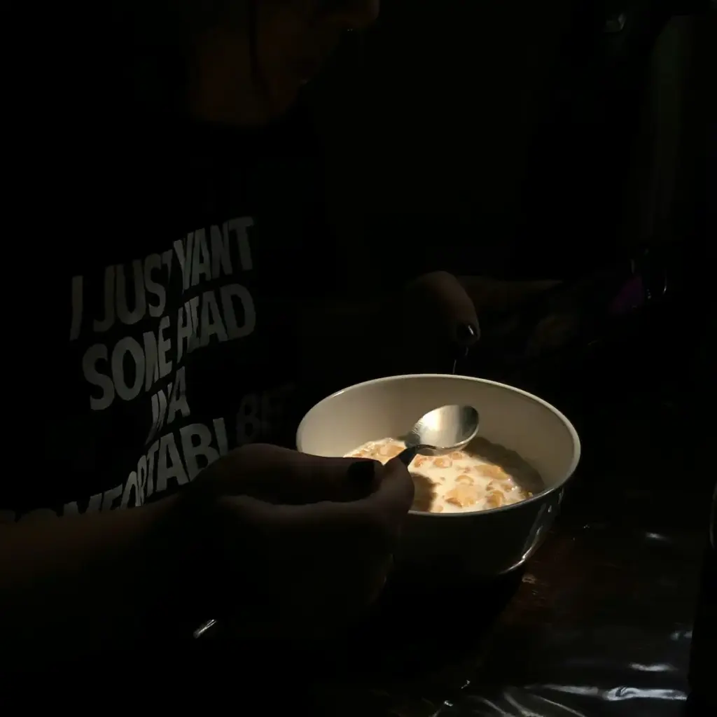 Blackout kalte Suppe essen